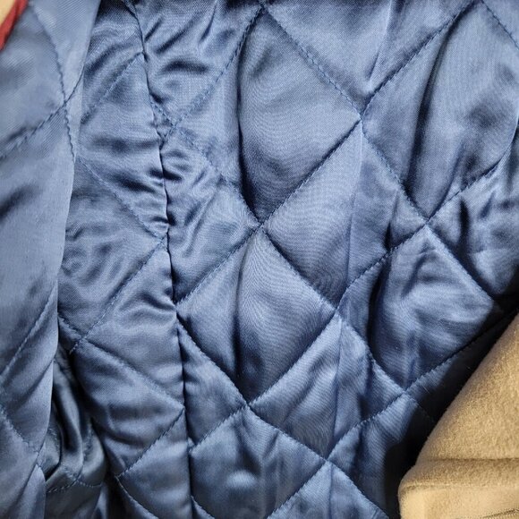 J. Crew Wool Peacoat Double Breasted Thinsulate Interior Tan Old Money Staple - Picture 4 of 11